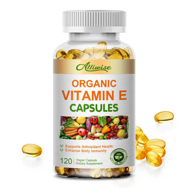 Vitamin E 1000IU 120 Softgels Supports Antioxidant Skin, Hair, Immune Eye Health