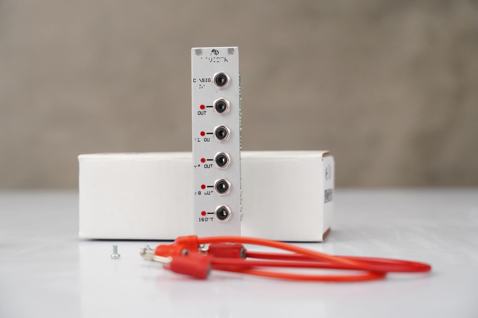 Analogue Systems RS-280 Clock Divider Euro Module w/ Tiptop Stackcables #58594