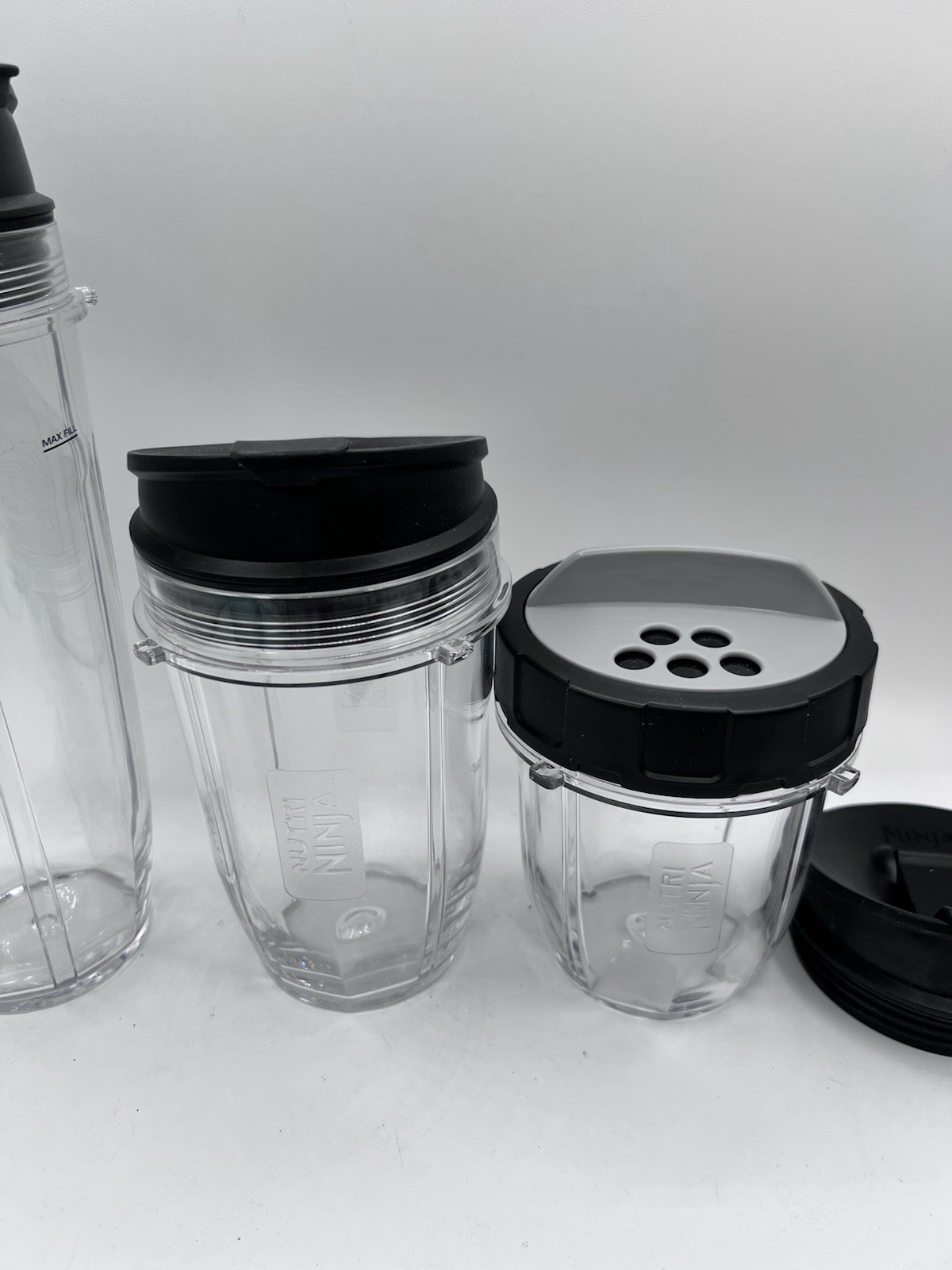 OEM 3 Nutri Ninja Blender  cups with lid