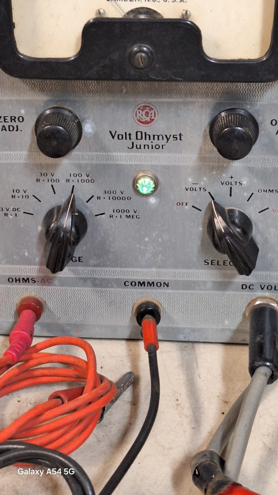RCA Junior VoltOhmyst Meter - Vintage Tester Electronic Voltmeter
