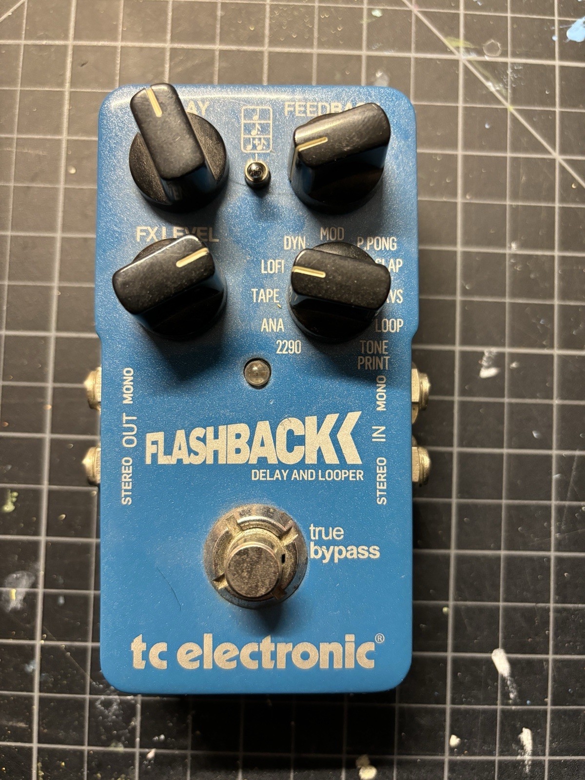 TC Electronic Flashback Delay and Looper Guitar Pedal Works