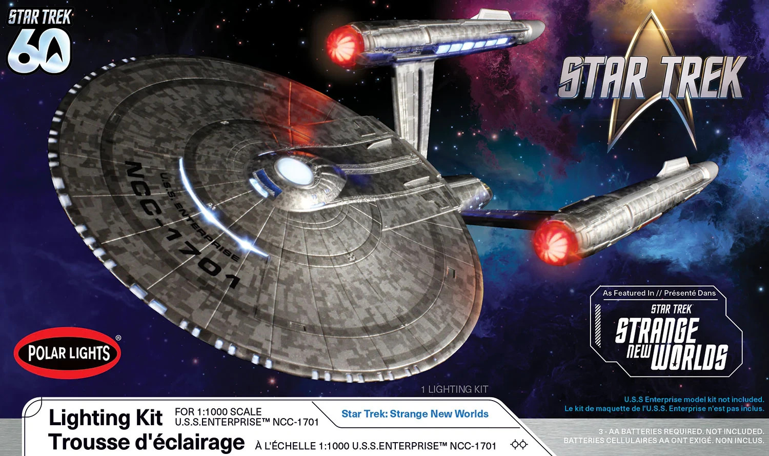 Polar Lights Star Trek Strange New Worlds USS Enterprise Light Kit 1:1000 MKA057