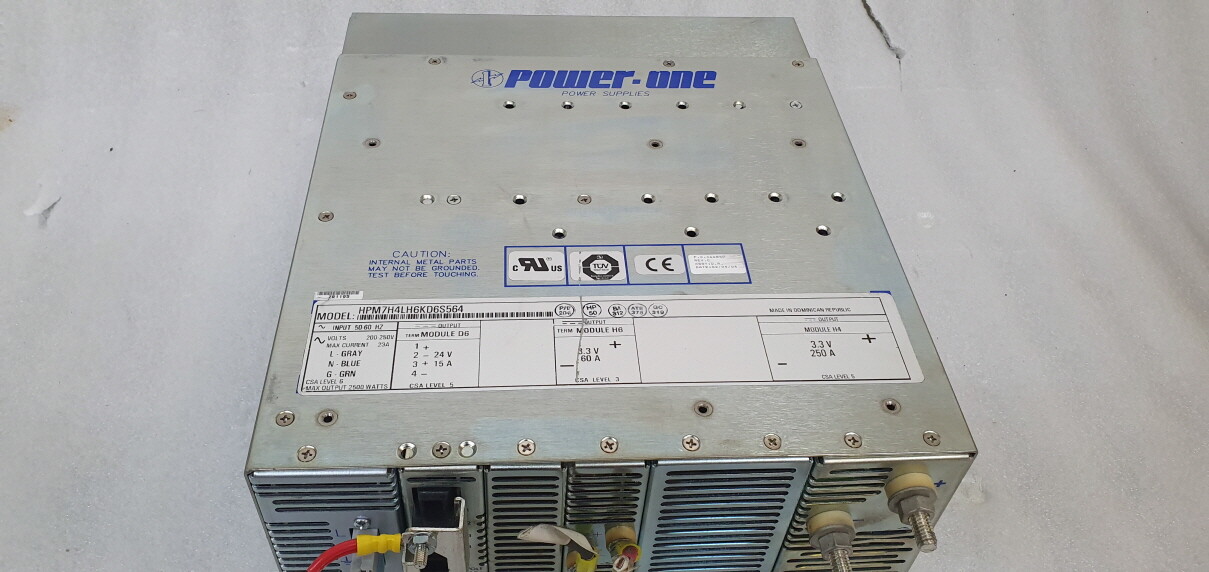 POWER-ONE DC POWER SUPPLIES HPM7H4LH6KD6S564 DC POWER SUPPLY Working tested.