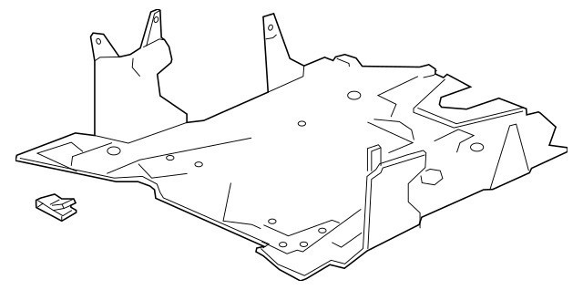Genuine OEM Engine Under Cover Splash Shield Lower 2016-2021 Honda Civic 1.5L