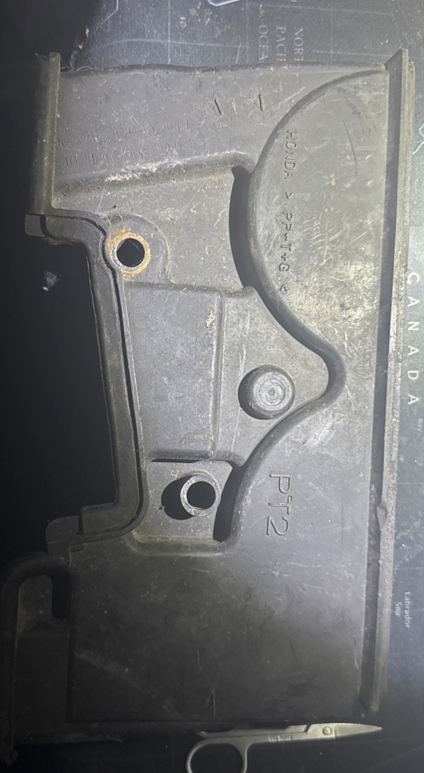 93-01 Honda Prelude Upper Timing Cover 11830-P13-020 OEM
