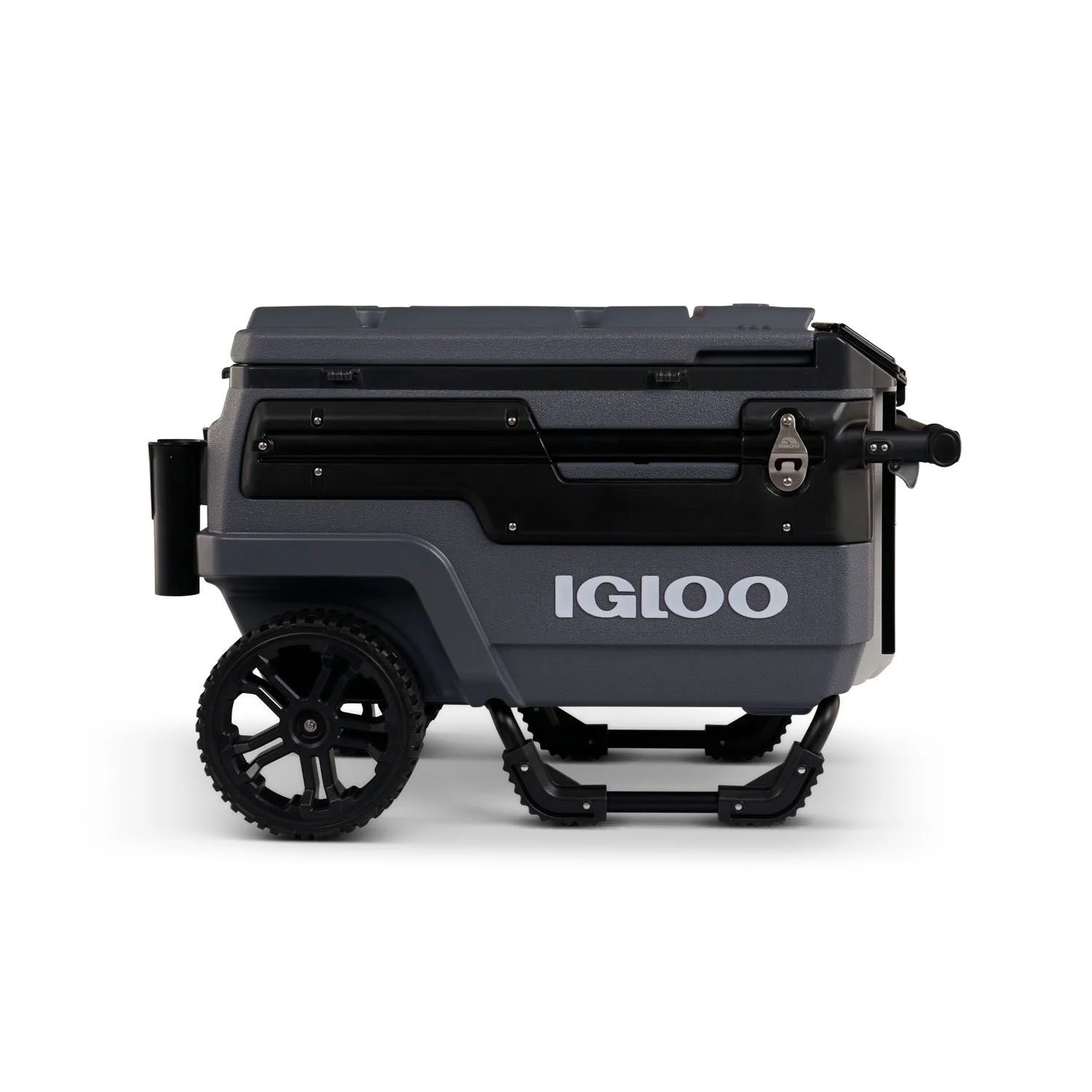 Igloo 70 QT Trailmate Journey Wheeled Cooler, New Carbonite Gray, Free Shipping.