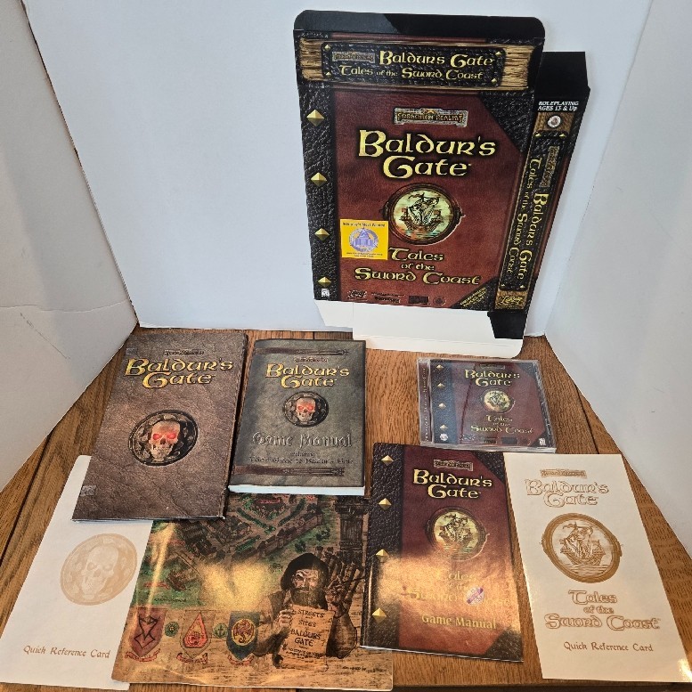 BALDUR'S GATE & BALDUR'S G ATE Tales of the Sword Coast big box, untested