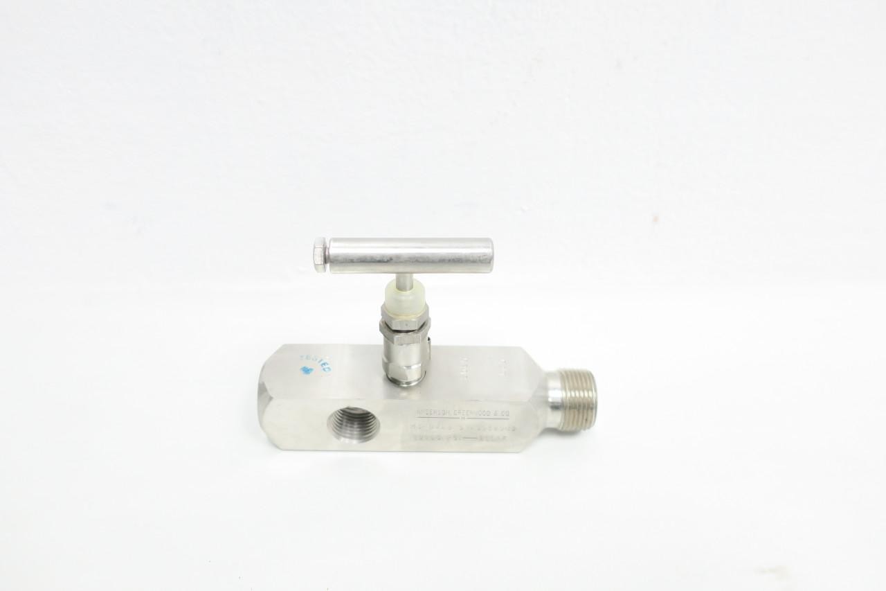 Anderson Greenwood M5VDX-46 S14-3558-003 Stainless Gauge Valve 1/2in X 3/4in Npt