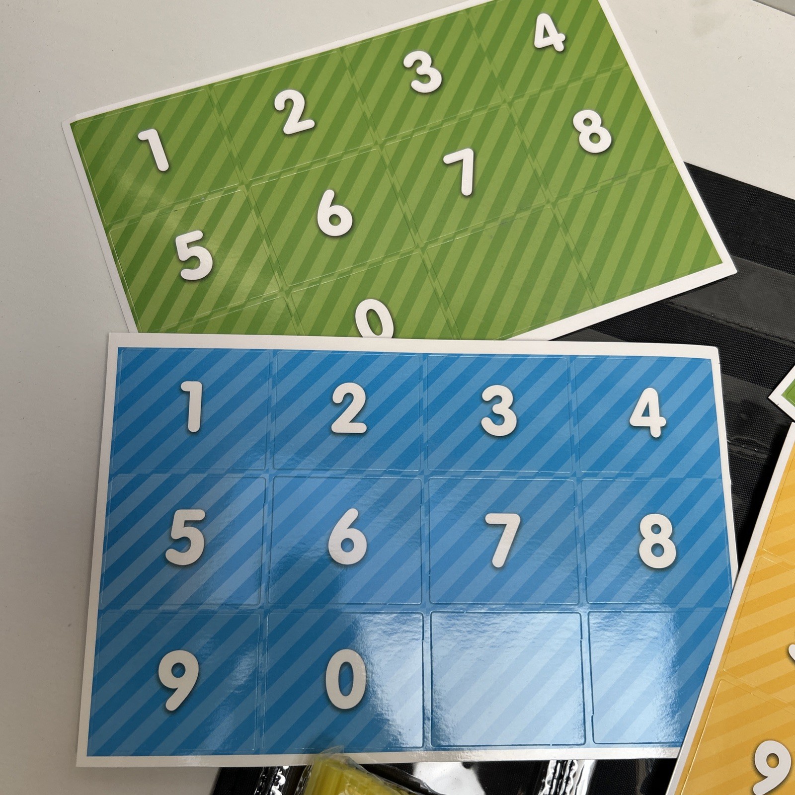 Counting Caddy & Place Value Pocket Chart for Classroom and Homeschool(Black)