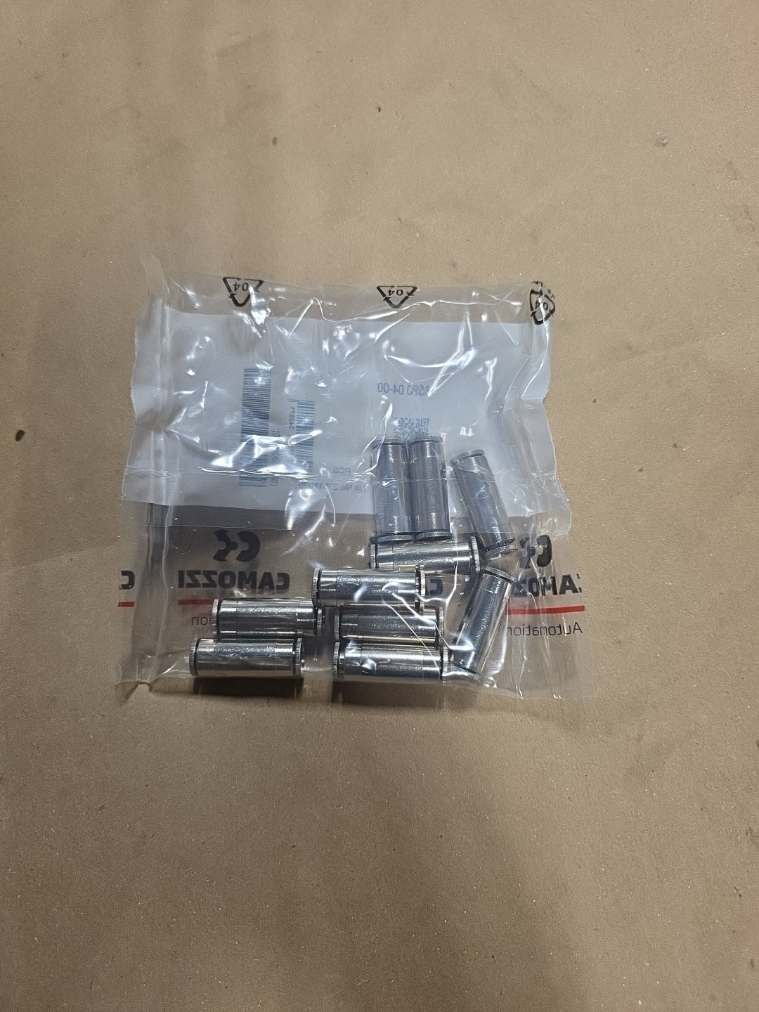 Misting System Quick Connect Stainless 1/4 Straight Straight Union Fitting