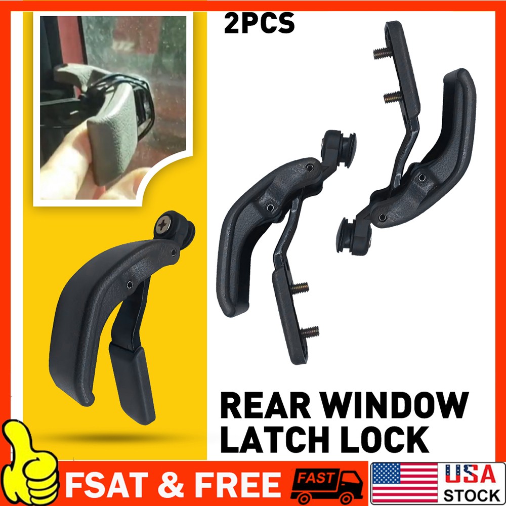 2Pcs Rear Quarter Window Lock Latch For Toyota Tacoma T100 Hilux 1989-00 1990 B