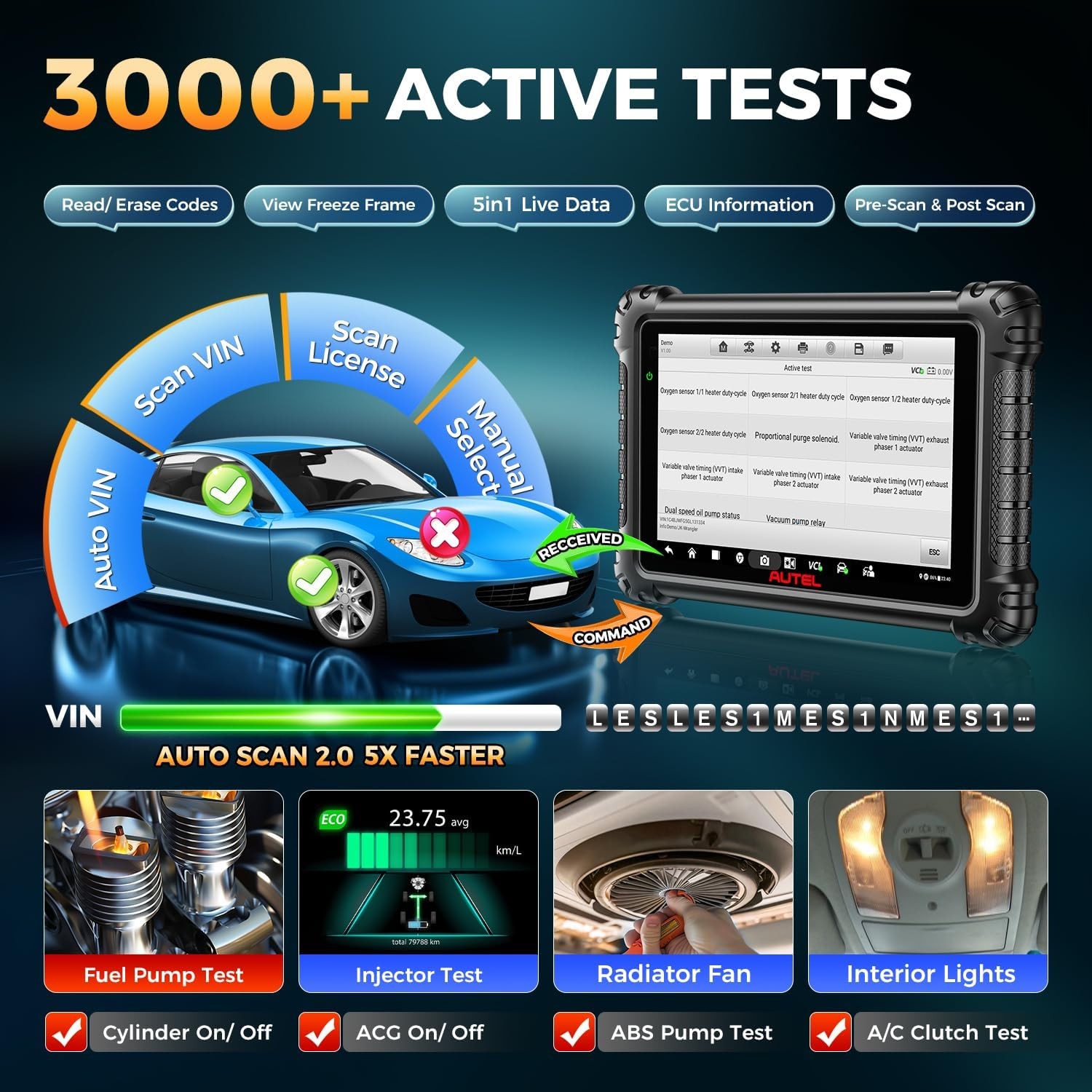 2026 Autel MaxiSYS MS906 Pro ECU Coding Full System Diagnostic Scanner MK906 PRO