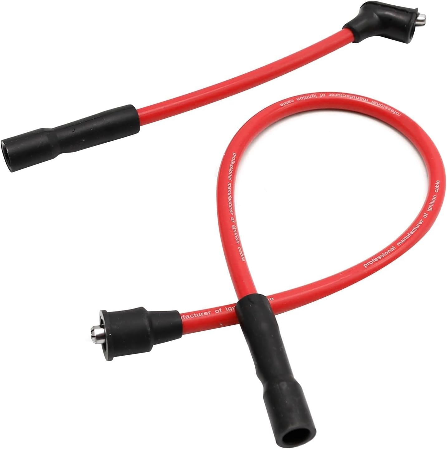 Saihisday 8.8mm Red Spark Plug Wires 2104-0143 Replacement for Harley Davidson S