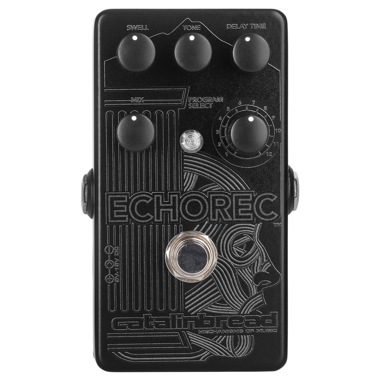 New Catalinbread Echorec Digital Drum Echo Delay Effects Pedal Blackout Series