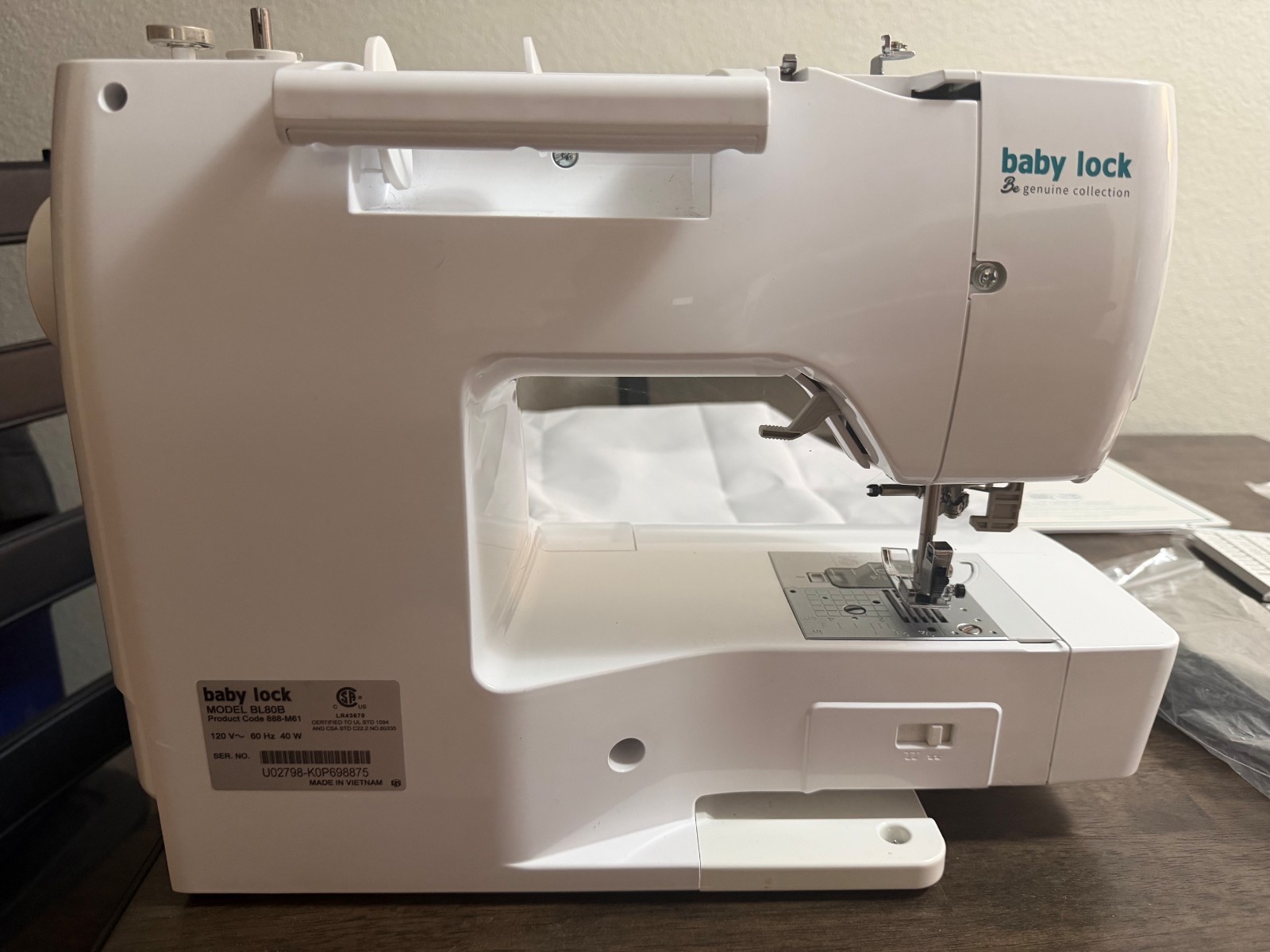 baby lock BL80B Jubilant Sewing Machine