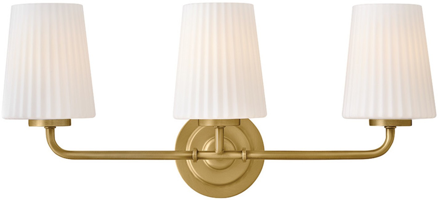 Hinkley Lighting 57403 McKenna 3 Light 23"W Vanity Light - Brass