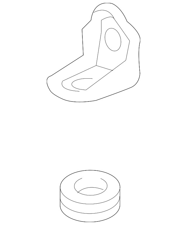 Genuine GM Driver Side Radiator Upper Bracket 84660447