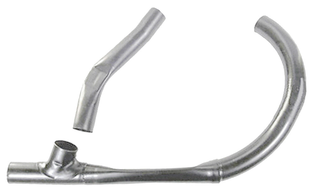 Raw EXHAUST HEADER PIPE SET for 1937 - 1973 Harley 45 Solo WLA WLC Servi-Car