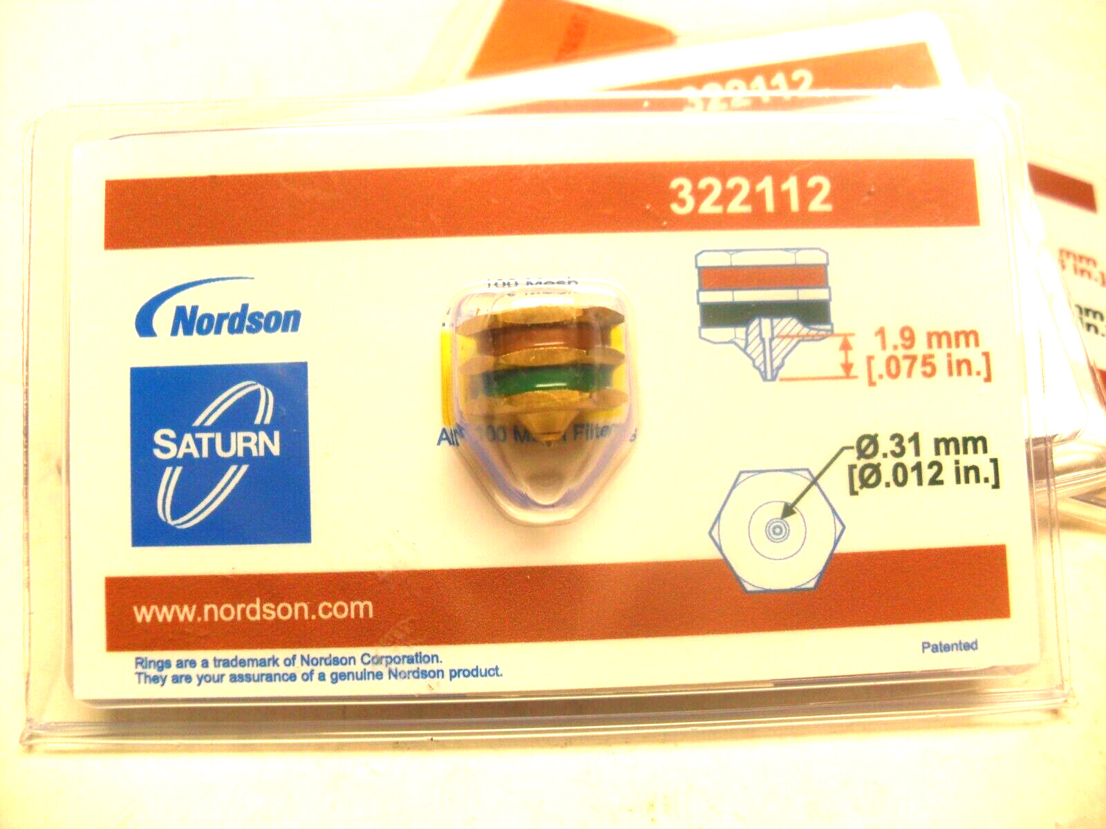 Nordson 322112  New in Factory Sealed Box USA SELLER