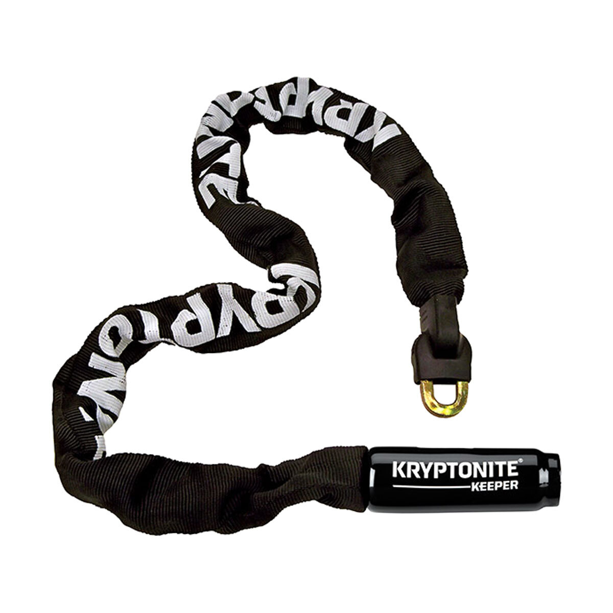 Kryptonite Keeper Black Anti-Theft Chain with Integrated Lock 85cm