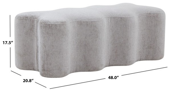 Safavieh JACQUALESSA CHENILLE BENCH, Reduced Price 2172768877 SFV4849D