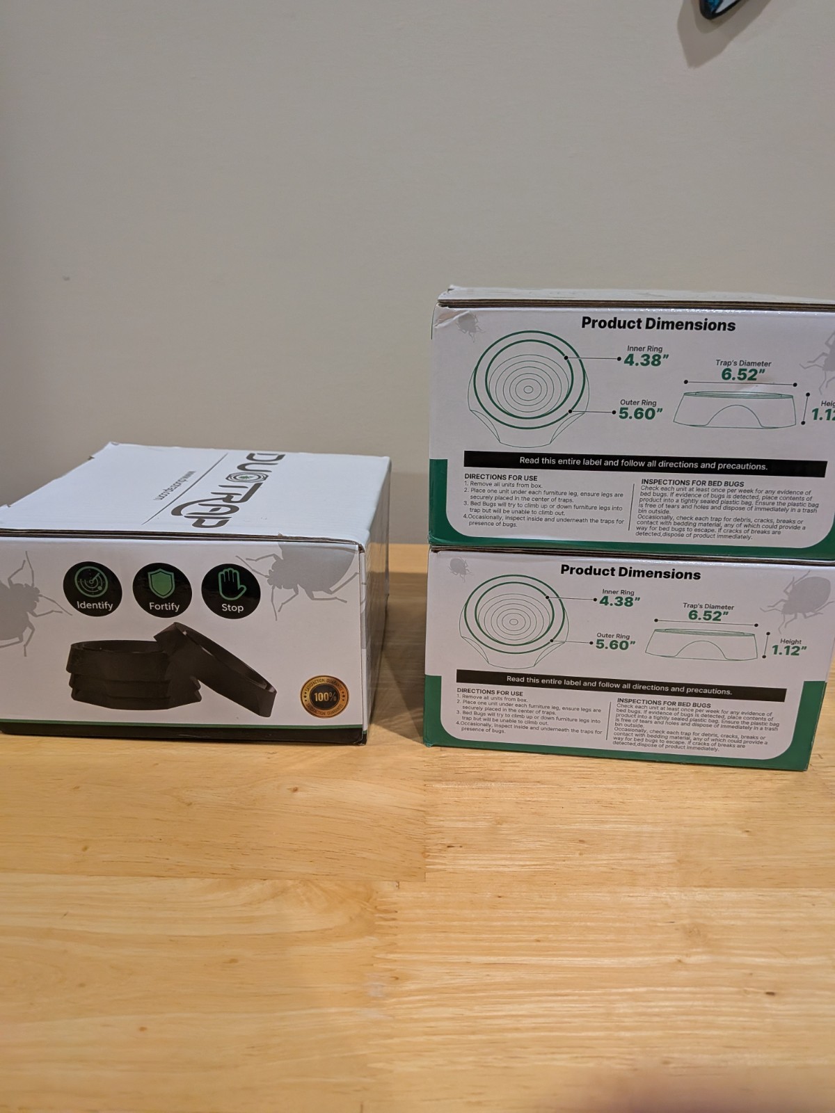 DUOTRAP Bed Bug Defender Pro Interceptor Traps - 12 Total