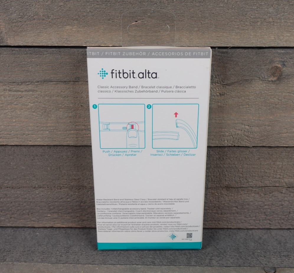 Fitbit Alta (Navy Blue) Classic Accessory LARGE Replacement Band - NEW SEALED!