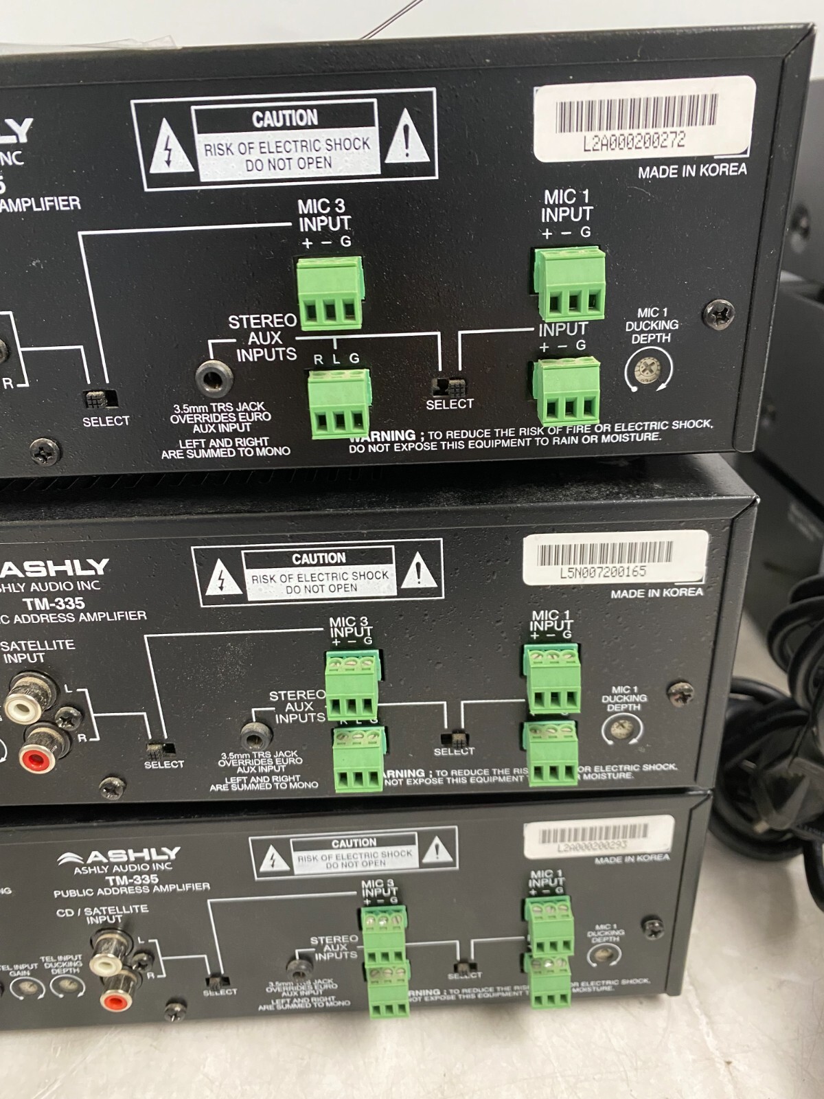 Ashly TM-335 Public Address Mixer/Amplifier