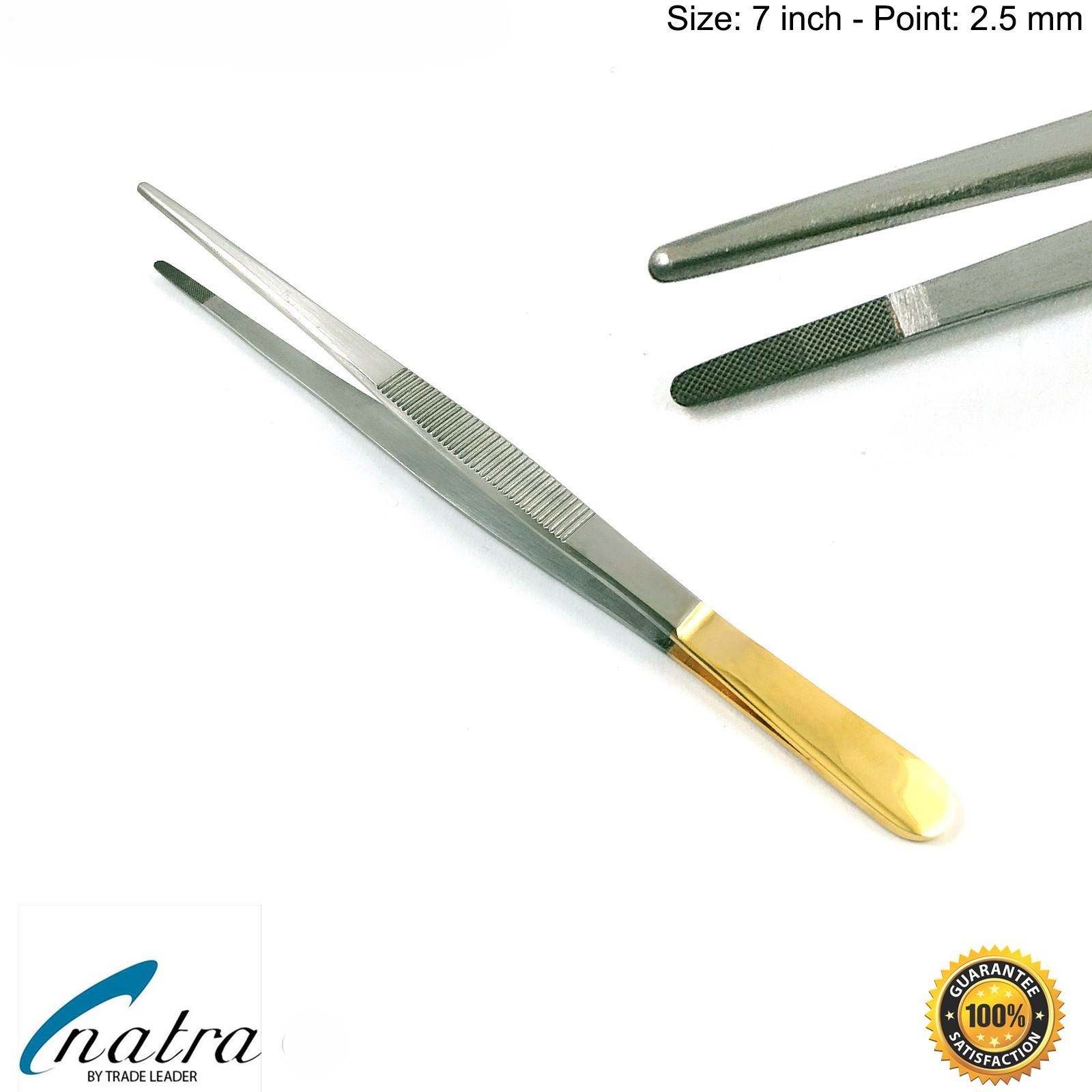 Anatomical Tweezers 18cm CARBIDE TC Standard Stainless Steel