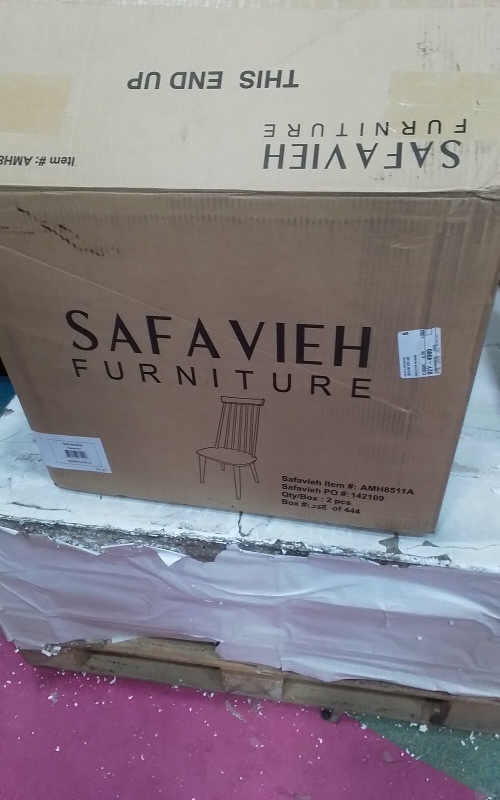 Safavieh BURRIS SIDE CHAIR, Reduced Price 2172742616 AMH8511A