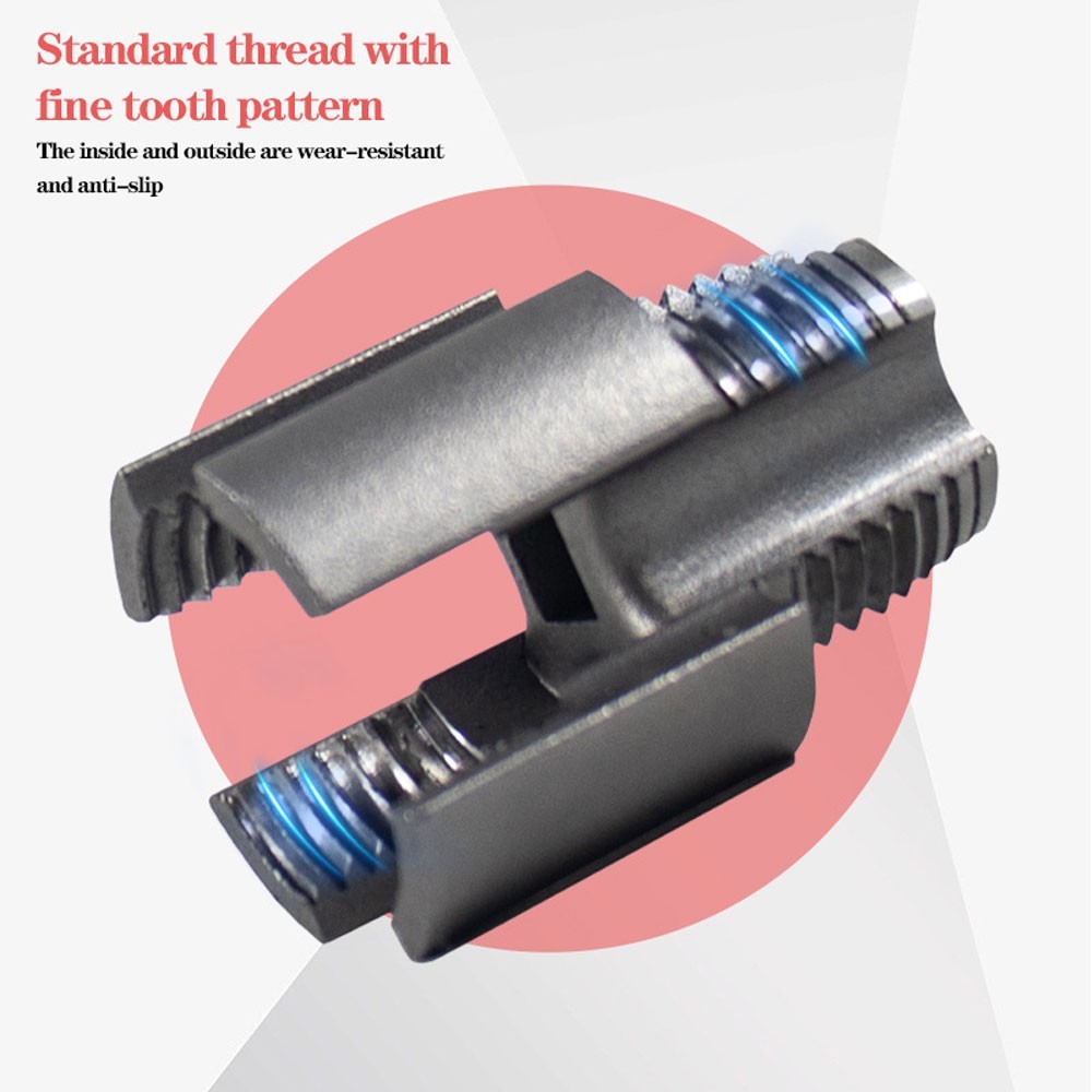 2pcs Integrated Internal & External Pipe Threading-Tool, PVC Pipe Threader Kit ~
