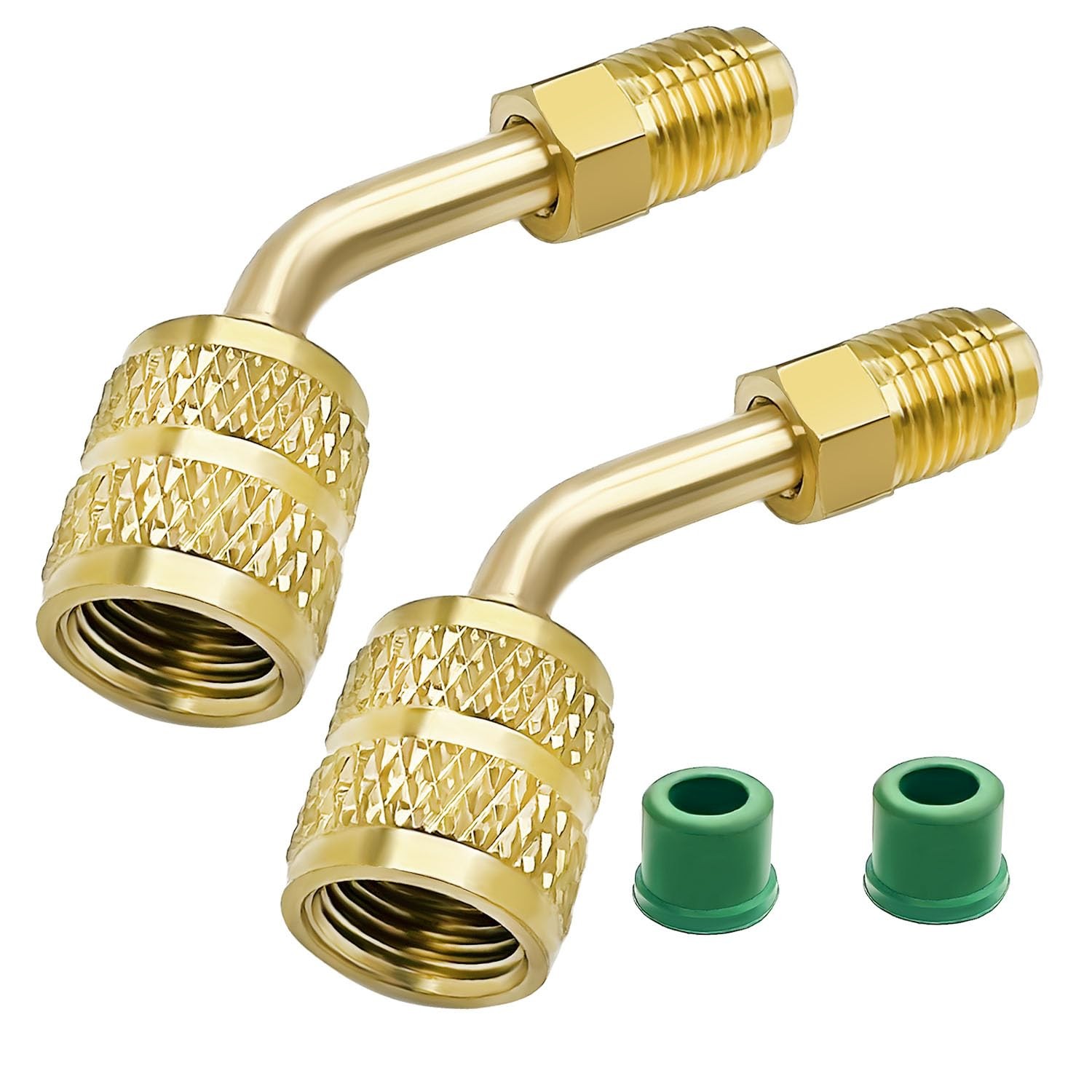 Hzmm R410A Adapter For Mini Split System 5/16 Inch Sae Female Quick Couplers To