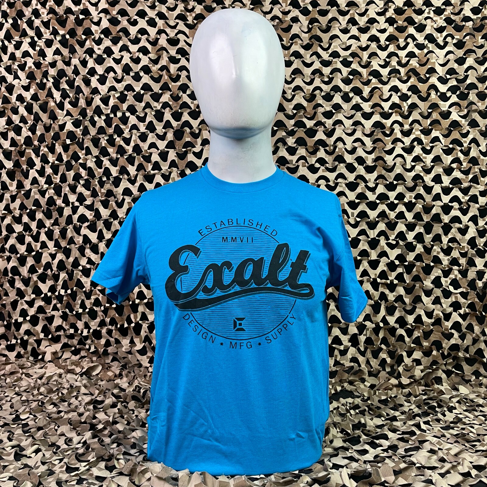 NEW Exalt Stamp Paintball T-Shirt - Blue - Small