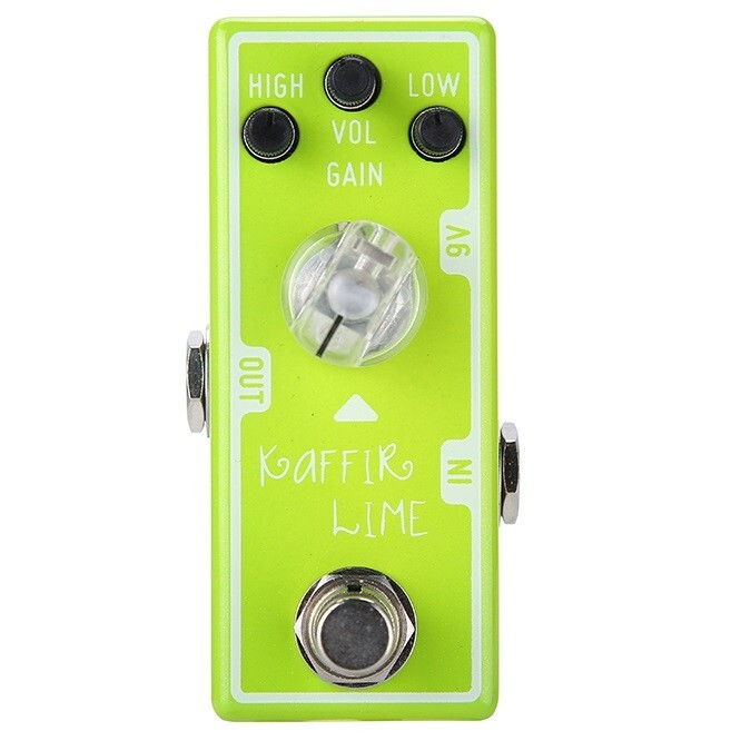 New Tone City Kaffir Lime Overdrive Mini Guitar Effects Pedal