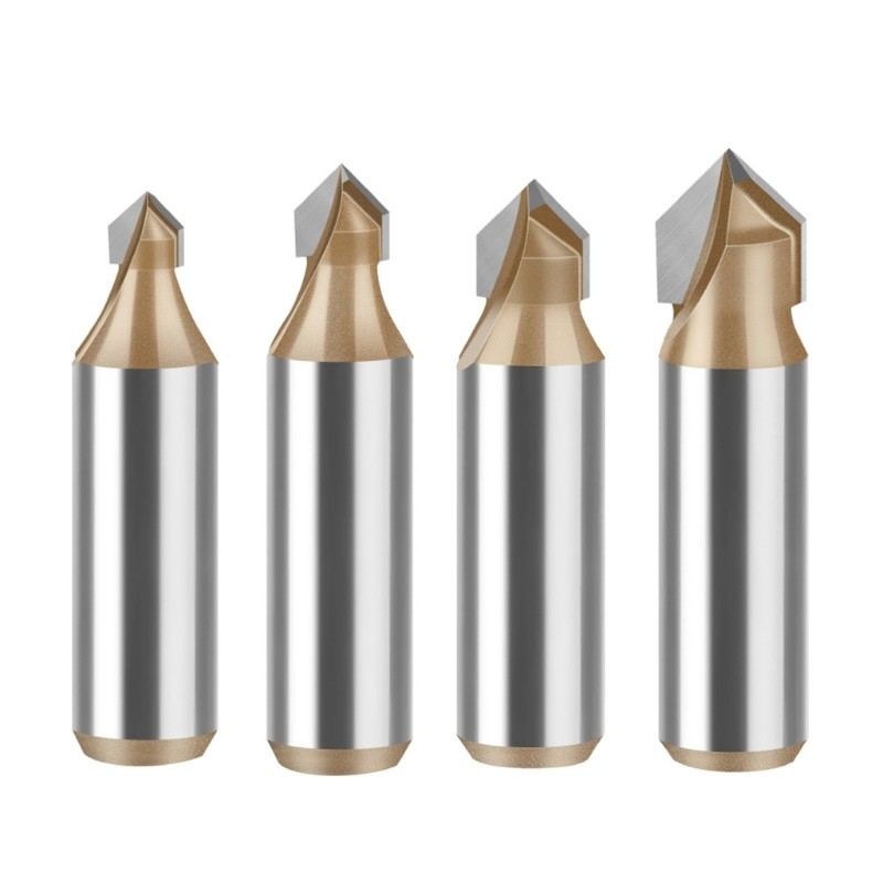 Heavy Duty V Grooving Router Bit For Furniture Making 1/2Inch Shank Alloy Steel