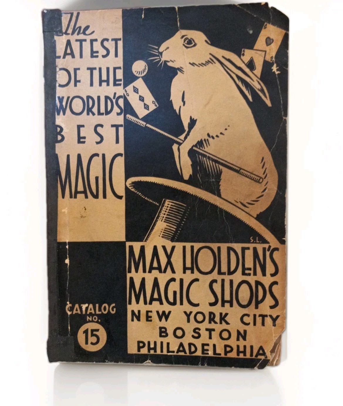 Vintage Max Holden's Magic Shops Catalog # 15.  1948 Magic Store, Prices, 264 Pg
