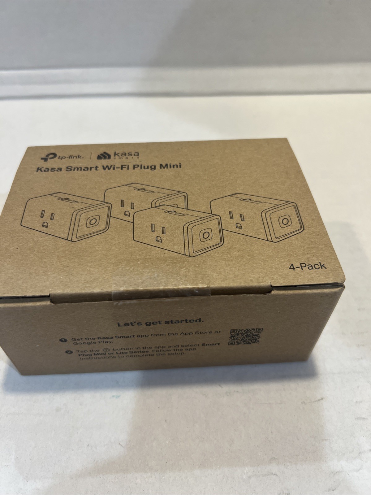 KASA SMART Wi-Fi PLUG MINI 4-PACK Alexa Google Outlet Model HS 103P4 NEW TP LINK