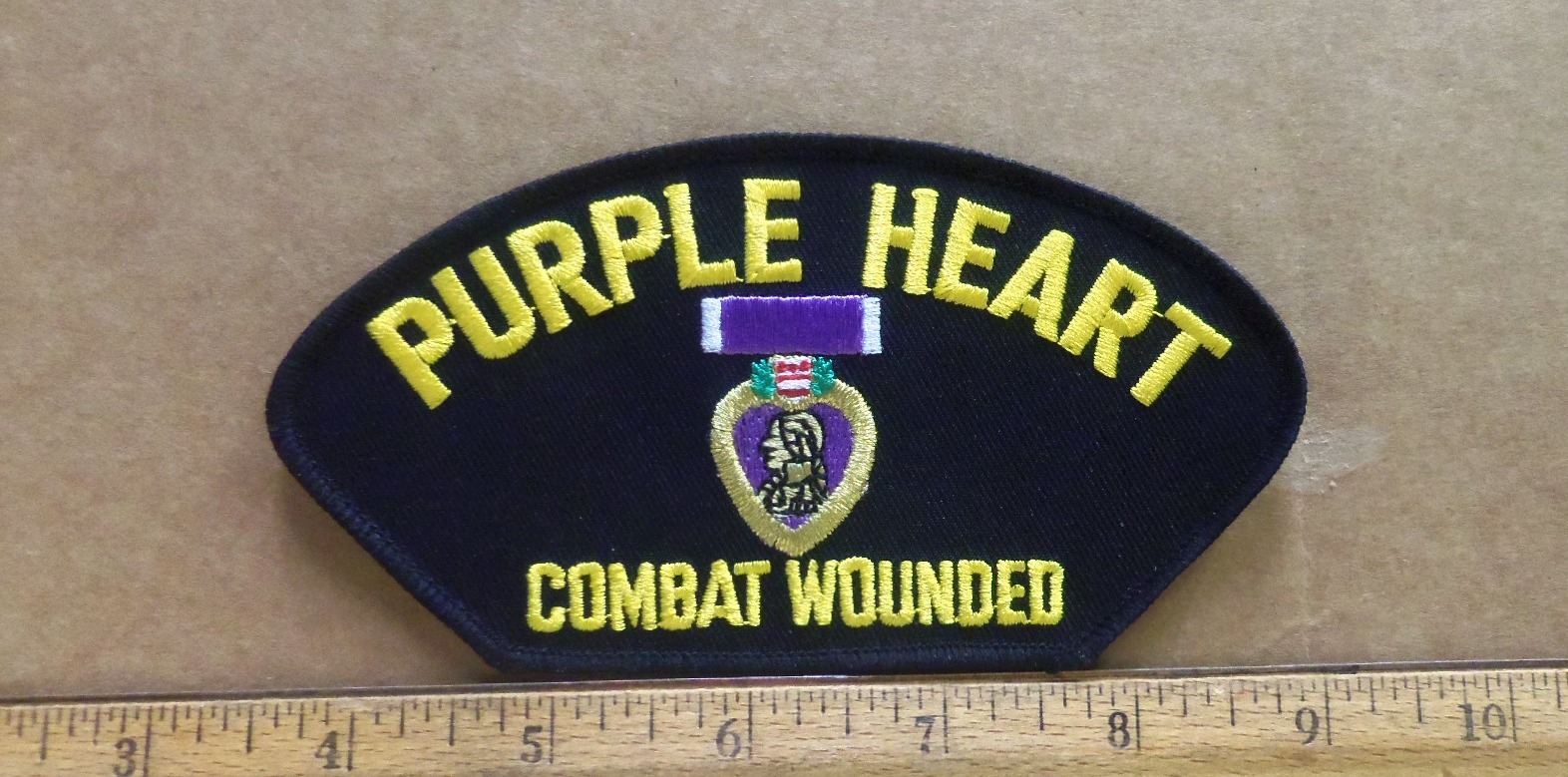 Purple Heart - Combat Wounded Embroidered Patch