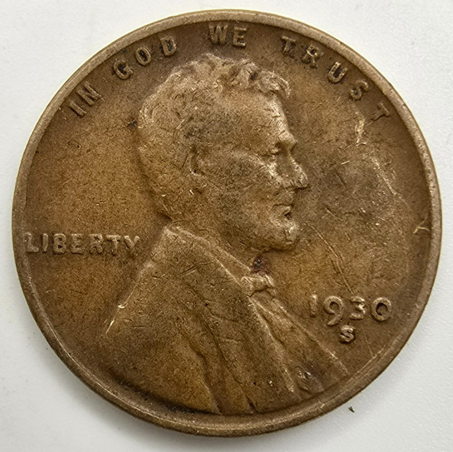 1930 S Lincoln Wheat Cent VF/XF You Grade It! EF Penny Type Coin Free Ship!
