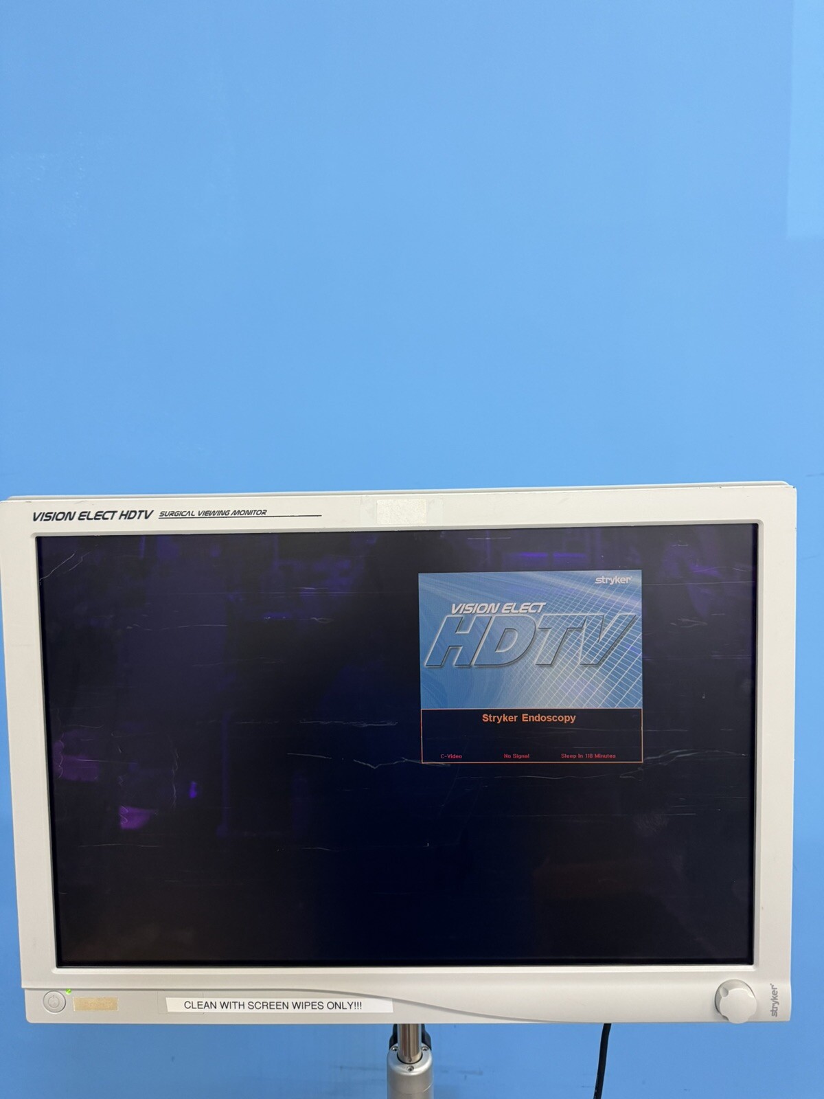 Stryker Endoscopy Vision Elect 26" HDTV Monitor W/ Power Adapter