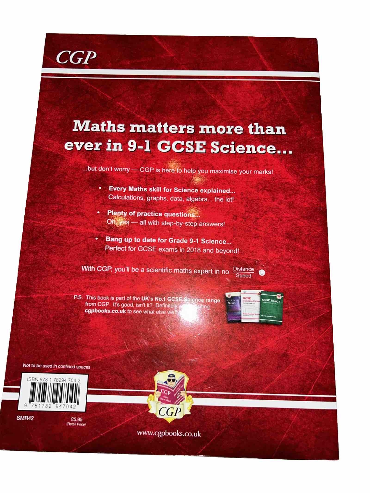 Grade 9-1 GCSE Science: Essential Maths Skills - Study & Practice by CGP...