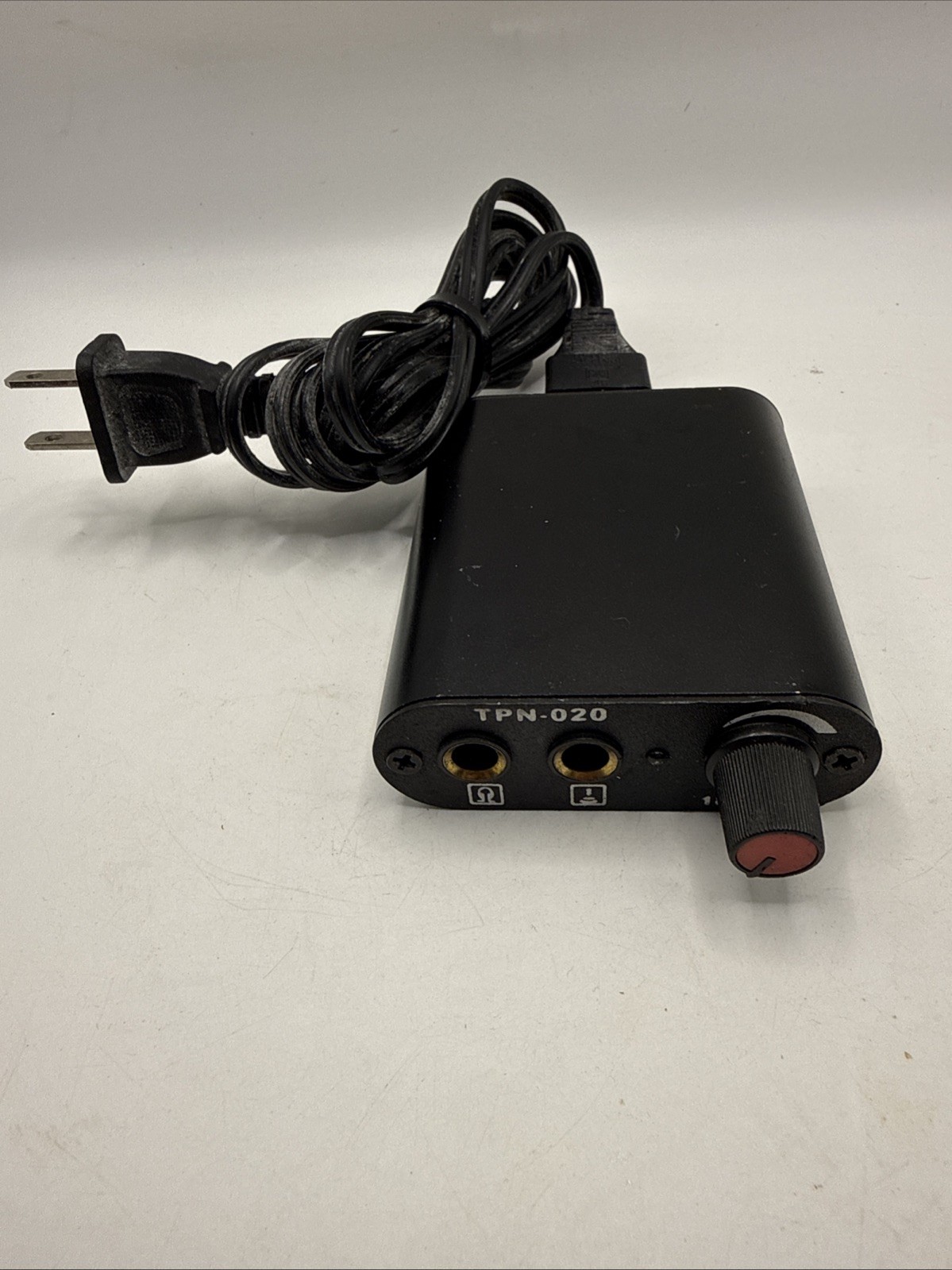 Tested TPN-020 MINI-TATTOO POWER SUPPLY 18V/1.5A 90-265V BLACK ALUMINUM NO CORD