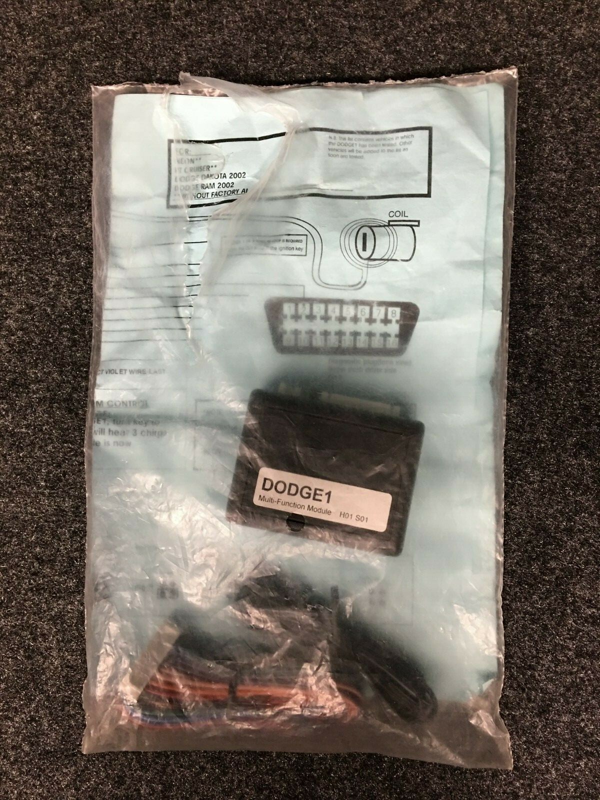 AST DODGE1 MULTI FUNCTION MODULE DOORLOCK, ALARM CONTROL AND TRANSPONDER BYPASS