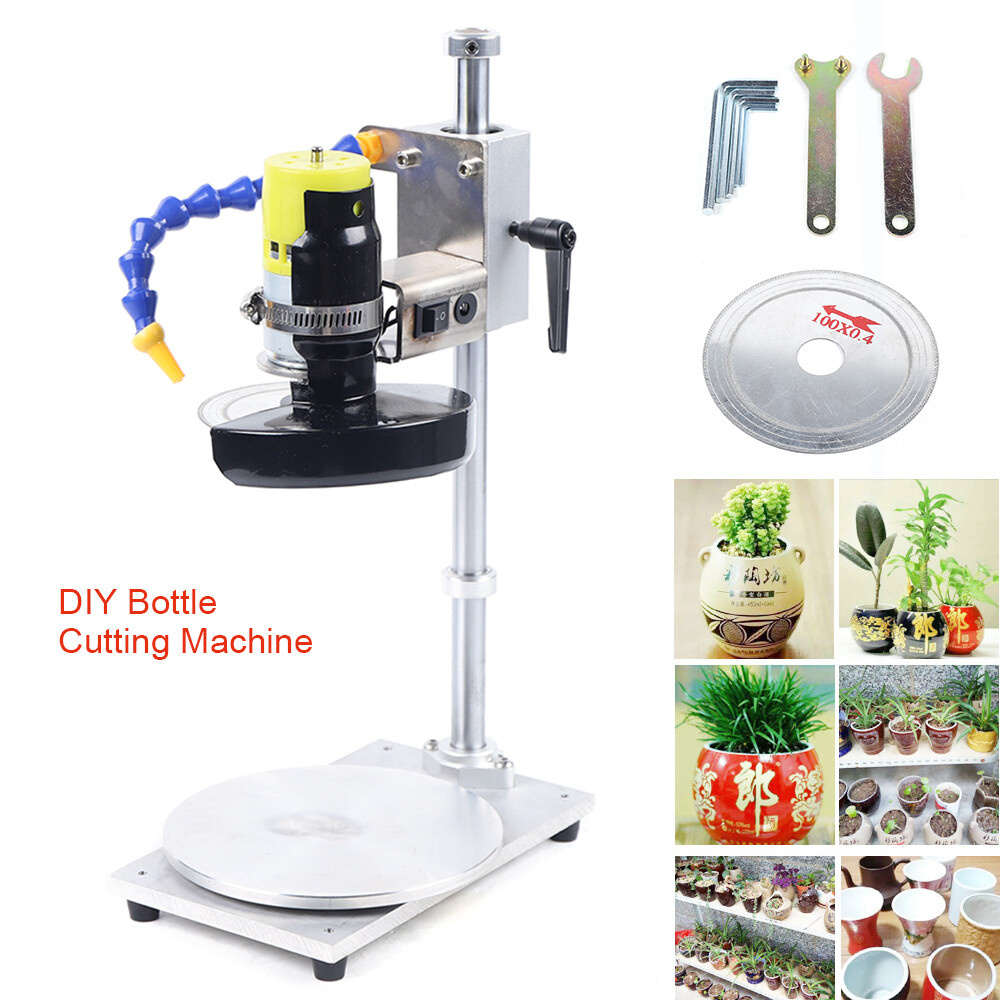 Wine Bottle Vase Cutting Machine DIY Craft Tools Kit w/ Saw Blade Home