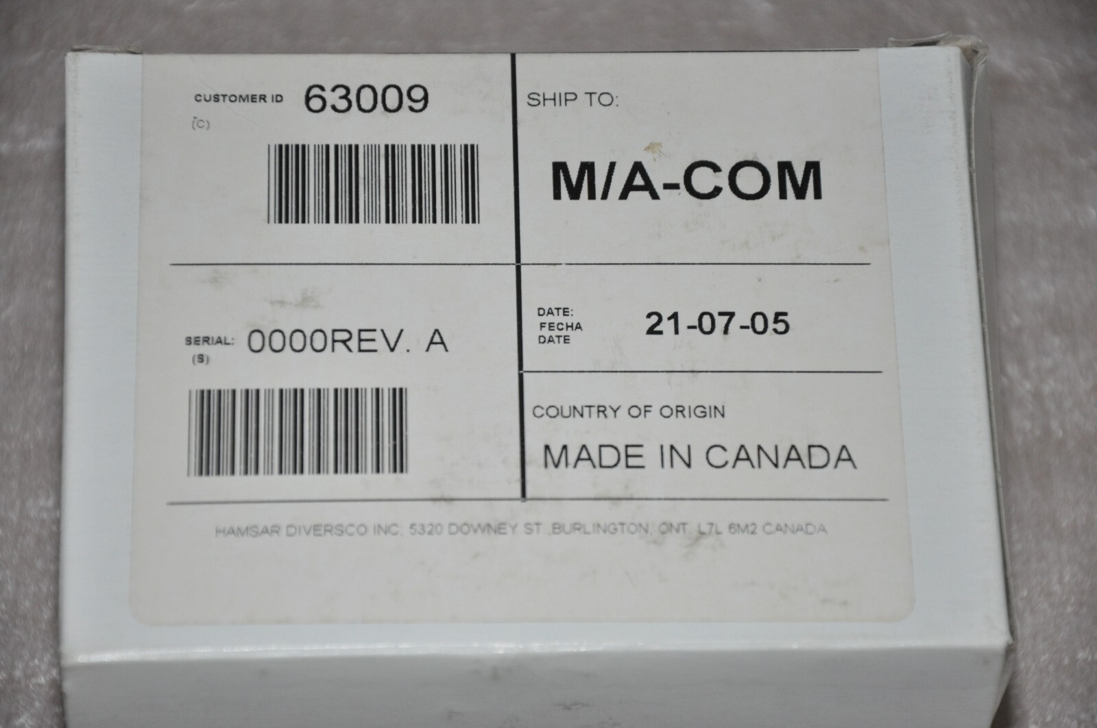 Hamsar Relay Timer Model #99007 MAMROS0088 BN: 210605 Relay Module  **NEW** X81