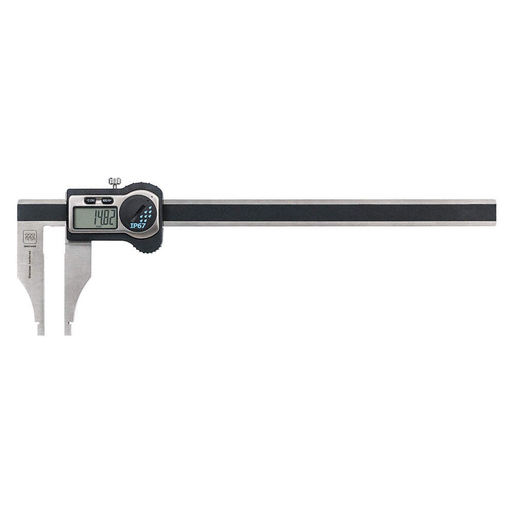 TESA BROWN & SHARPE 00530423 Digital Caliper,Range 0-12"/0-300mm 54VJ73