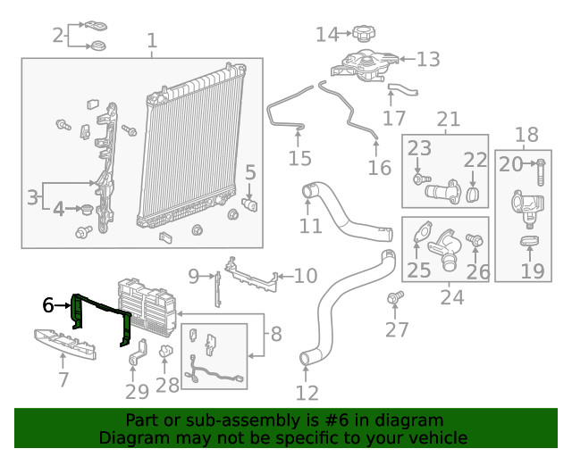 Genuine GM Front Bumper Shutter Baffle 84394066