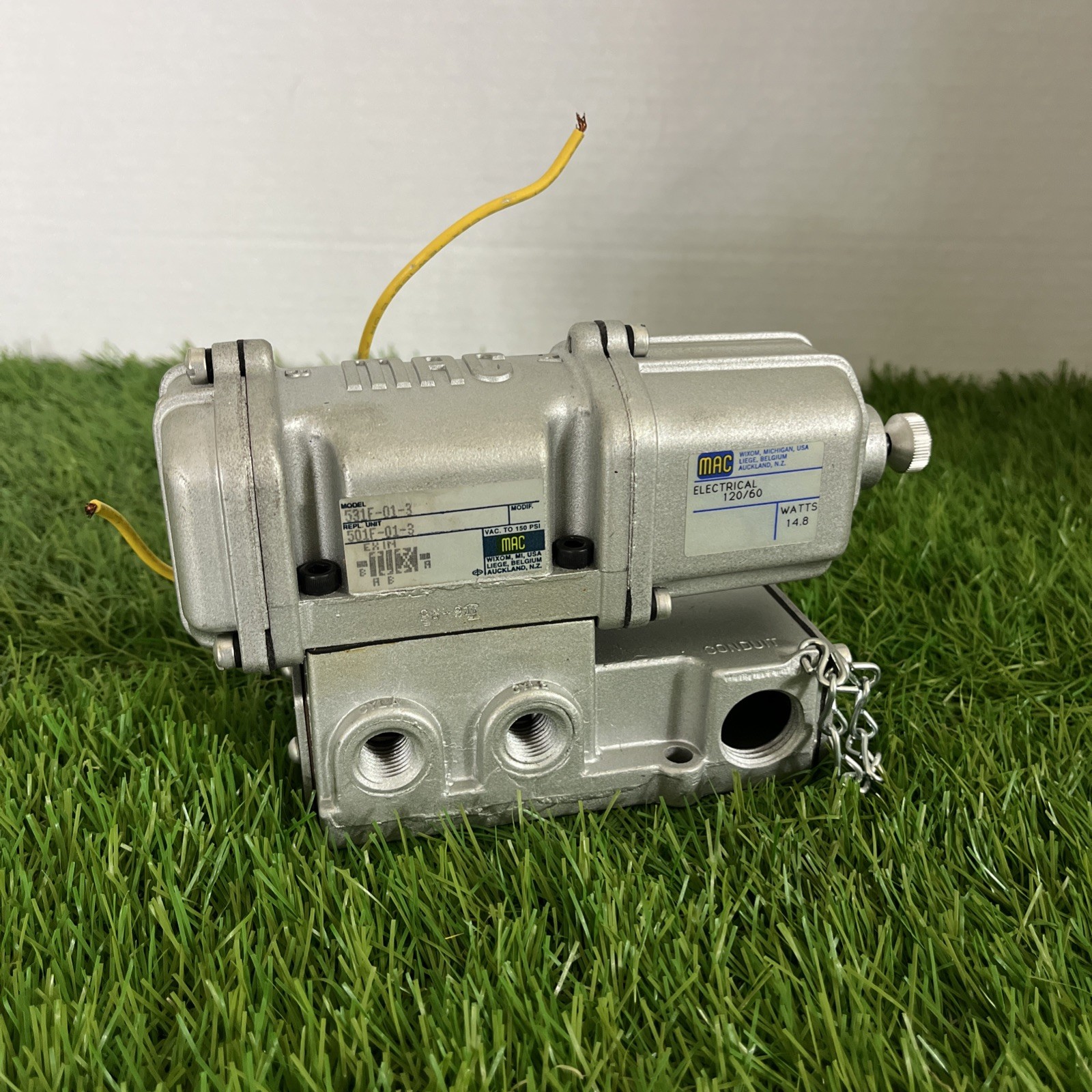 MAC Pneumatic Valve 531F-01-1 120/60 14.8 watts