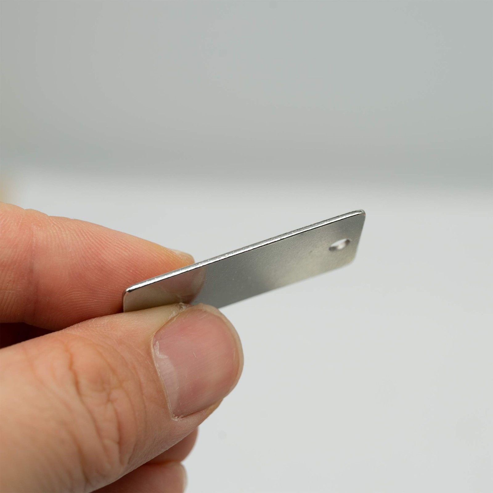 StayMax 25 Pack Rectangle Stamping Blanks Stainless 1.57*0.78inch, Silver