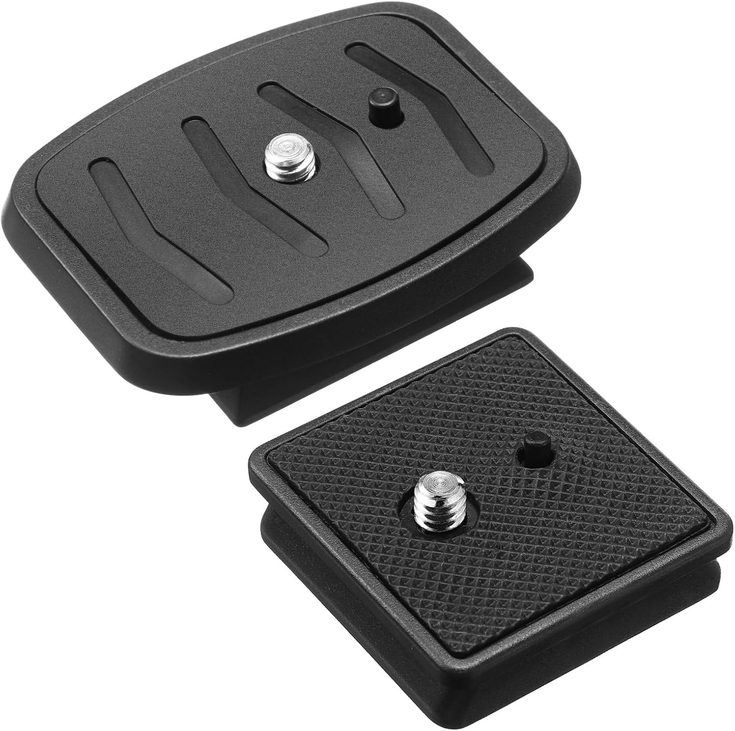 2 Pack 41mm and 43mm Tripod Quick Release Plate Camera Mounting Adapter, 2 Si...